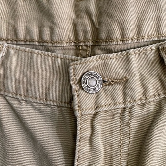 LEVI’S 514 Men’s Lightweight Straight Leg Jeans - Size 36x34 - Tan/Khaki - Picture 4 of 9